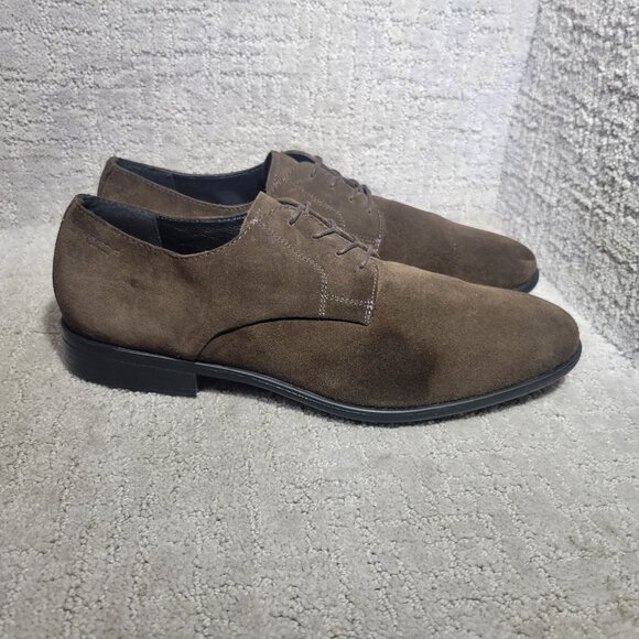 Vagabond Shoemaker Men's Size EU 46 US 13 Brown Java Suede Lace Up Derby Shoes - Picture 8 of 12